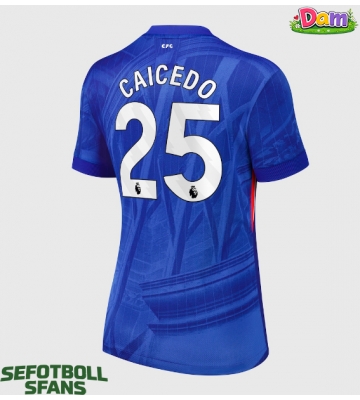 Chelsea Moises Caicedo #25 Hemmatröja Kvinnor 2025-26 Kortärmad